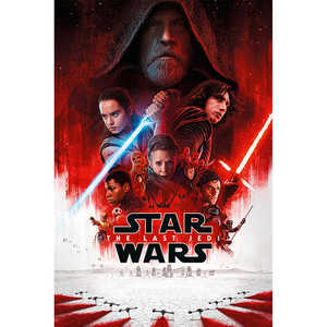 Affiche principale de style moderne Star Wars Episode 8 pour décoration murale - Product Image 1