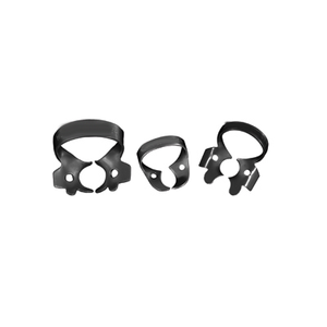 Abrazaderas dentales Brinker negras con retractores de tejido universales de metal de resina de acero recubierto 2017 - Product Image 2