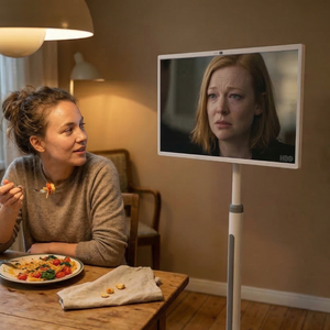 Pantalla Móvil Inteligente Inalámbrica de 32 Pulgadas, Android <span class=keywords><strong>13</strong></span>, Todo en Uno, TV Táctil Portátil con Ruedas y Batería para un Estilo de Vida Digital Moderno - Product Image 2