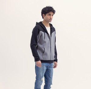 Sweat à Capuche Respirant à Fermeture Éclair Complète pour Homme Collection Saison d'Hiver Confortable Sweat à Capuche pour Homme Jogger - Product Image 3