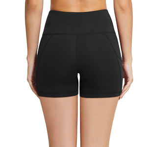 กางเกงโยคะผู้หญิงทรงสกินนี่ ผ้าบาง ระบายอากาศ แห้งเร็ว ลายเรียบ แต่งกระเป๋าข้าง ปักลาย สไตล์ใหม่ล่าสุด - Product Image 4