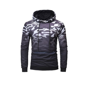 2025 Trendy Men's Plus Size Winter Hoodies Sweatshirts 100% Cotton Breathable Eco-Friendly Quick Dry Sublimated DTF Embroidered - Product Image 4