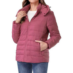 Manteau d'hiver pour femmes, veste matelassée légère et imperméable, doudoune courte pour femmes, vêtements d'extérieur chauds et élégants pour l'hiver - Product Image 6