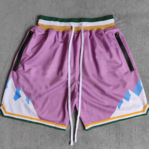 Fabricant de shorts de sport de basket-ball personnalisés pour hommes en polyester de haute qualité, 5 ''5 pouces, short en maille pour hommes, garçons et unisexe - Product Image 4