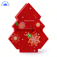 Chocolat parfumé à faible MOQ, vente chaude, qualité supérieure, chocolat de luxe, mini chocolat rouge délicieux pour Noël