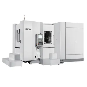 Máquina de trabajo de metal de corte HMC63 de un solo palé Centro de mecanizado horizontal de torno CNC