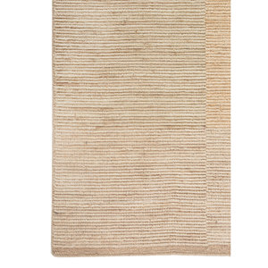 พรมทอมือลายเส้นสีเบจน้ำตาล ขนาดใหญ่ หนา 10 มม. แบบคลาสสิก สำหรับทางเข้าบ้าน โถงทางเดิน-Hwl-148 - Product Image 4