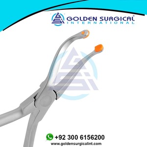 Alicates de extracción de corona dental con almohadillas | Laboratorio de Odontología de dentadura endodóntica de ortodoncia dental, set, quirúrgico, instrumentos - Product Image 4