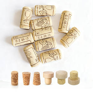 <span class=keywords><strong>Bouchon</strong></span> en liège naturel pour bouteilles <span class=keywords><strong>de</strong></span> <span class=keywords><strong>vin</strong></span> et bocaux, logo personnalisé, écologique, qualité alimentaire, anti-fuite, vente en gros - Product Image 1