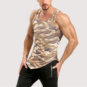 Débardeur sans manches Muscle Slim Fit de quantité minimale de commande bas pour l'entraînement avec sublimation pour hommes Meilleure vente au prix d'usine de débardeur pour hommes - Product Image 3
