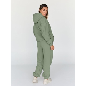 Lightweight Women Tracksuit in Winter With Solid Color <b>Plus</b> <b>Size</b> Comfortable and Breathable Women Tracksuit - Product Image 6