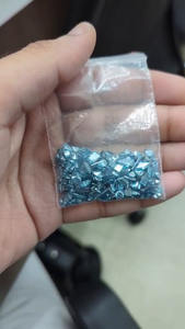 Diamant de laboratoire taille poire 0,25-1,0 carat, couleur bleu fantaisie, clarté VVS1, certifié IGI, pierres brutes en vrac, vente en gros - Product Image 3