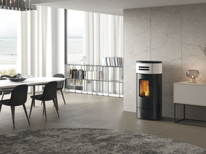 Poêle à granulés de bois écologique et économe en énergie pour le chauffage domestique et les espaces compacts pour villas et salles à manger - Product Image 6