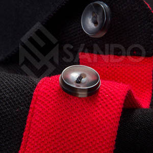 Polos de golf par sublimation de qualité supérieure Chemises polo de golf par sublimation coupe ajustée T-shirt respirant de polo de golf par sublimation - Product Image 4