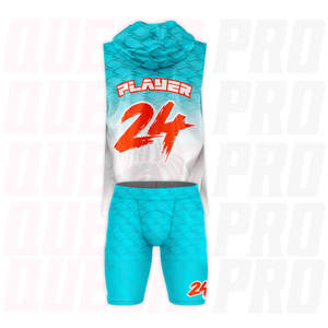 Uniformes de football américain à drapeau personnalisés à compression à capuche 7v7, vêtements de sport entièrement sublimés, uniformes de football américain à drapeau, conception de numéros OEM, impression - Product Image 6