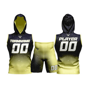 Conjunto de Uniforme de Flag Football Reversible Personalizado, Impresión por Sublimación, Jersey y Pantalones Cortos Transpirables de Verano, Tallas Grandes para Torneos - Product Image 1