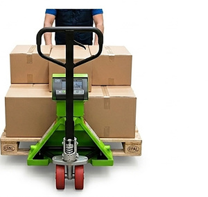 Transpaleta Móvil Industrial con Báscula Integrada de <span class=keywords><strong>2</strong></span> Toneladas, Carretilla Hidráulica Manual para Logística - Product Image 6