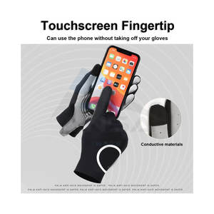 Gants de vélo de montagne à doigts complets avec paume en gel SBR épaissi, poignée en silicone antidérapante, respirants, gants de course VTT - Product Image 2