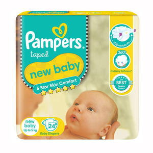 Couches Pampers Swaddlers pour nouveau-nés, taille N, 31 unités, toutes tailles de couches Pampers pour bébés, qualité Pampers - Couches pour bébés nouveau-nés, douces et unies - Product Image 2