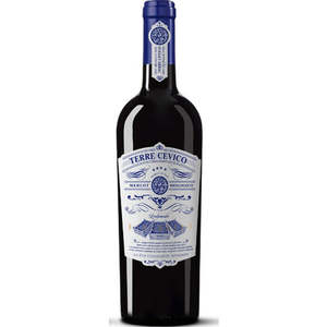 Organic Merlot Rubicone Appassimento IGT Red <b>Wine</b> 750ml Rich Appassimento 6 Bottles Per Box Terre Cevico - Product Image 1