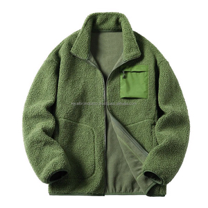 2025 nouveau automne unisexe col montant Teddy Sherpa Polyester/Nylon respirant écologique veste zippée - Product Image 5