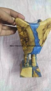 Quemador de Incienso de Madera y Resina - El quemador de incienso se utiliza para crear fragancias naturales en el hogar Faizacraft - Product Image 3