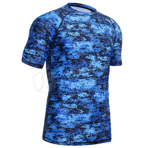 Chemise de compression personnalisée Fitness Rash Guard pour Gym MMA & Surfing Quick Dry Sportswear Fabricant OEM-ÉCHANTILLON GRATUIT - Product Image 2