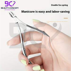 Cortauñas de acero inoxidable con acabado a mano para uñas y cutículas de 15 pulgadas, herramienta de manicura - Product Image 2