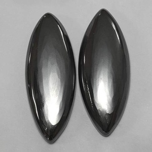 Colección Exclusiva 2026: Hematita Natural Marquise Cabujón con Base Plana, Tamaño Calibrado, Piedra Preciosa Suelta, Precios al por Mayor Wow Gems - Product Image 1