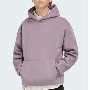 Sudadera Básica de Alta Calidad para Hombre, Personalizable, con Forro Polar, 100% Algodón, Estilo Holgado con Hombros Caídos y Bordado - Product Image 1