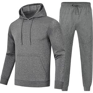 Conjunto Deportivo de Moda 2026, 2 Piezas, Chaqueta Cortavientos y Pantalón Deportivo para Hombre, 100% Algodón - Product Image 1