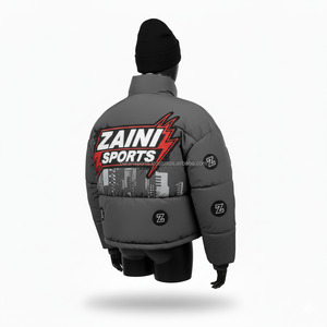 Women Premium Puffer <b>Jacket</b> 350GSM Soft Polyester Fabric Winter Coat Custom Logo Embroidery <b>Patch</b> Design Women Puffer <b>Jackets</b> - Product Image 5