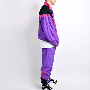 Vente en gros de vêtements de sport vierges de haute qualité coupe-vent personnalisé 100% coton survêtements ensembles de gymnastique hiver grande taille solide fermeture éclair hommes - Product Image 2