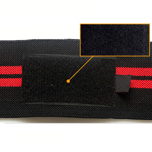 En gros, bandes de poignet de musculation professionnelles, durables, respirantes, en coton et caoutchouc, personnalisables avec logo, protection unisexe - Product Image 3