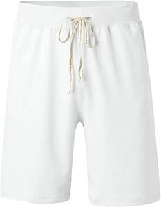 กางเกงขาสั้นผู้ชายสำหรับฤดูร้อนกางเกงขาสั้นสำหรับผู้ใหญ่แบบถักลายสีทึบย้อมสีล้วนสไตล์ใหม่ล่าสุดสำหรับผู้ใหญ่ผลิตตามสั่ง - Product Image 2