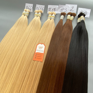 Precio al por mayor Extensiones de cabello humano liso natural Paquetes de cabello crudo Listo para enviar - Product Image 2