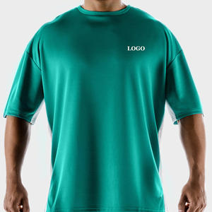 Camiseta personalizada 100% algodón lavada con ácido para hombre, Camiseta holgada con hombros caídos y diseño impreso, Disponible en tallas - Product Image 3