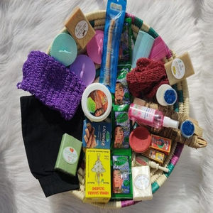 Kit de Regalo para Spa Hammam Marroquí |   Jabón Negro, Guante Kessa, Arcilla Ghassoul, Aceite de Argán, Agua de Rosas, Paquete de Exfoliación, Set Spa Deluxe Pro - Product Image 1