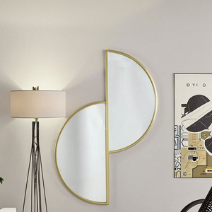 Miroir mural de haute qualité en métal pour la maison, le salon, l'hôtel, le couloir, utilisation décorative, miroir mural suspendu - Product Image 5