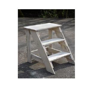 Compact Wooden Step <b>Stool</b> with Two Steps Solid Timber Build Ideal for <b>Kids</b> Bathrooms Kitchen Counters and Bedrooms - Product Image 2
