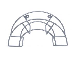 Porta tubi piccolo, in resina grigia, 36,5x19,5x13,5 cm (Sauvic 3305) - Product Image 1