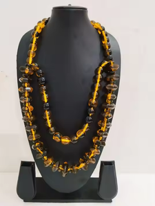 Collar de Moda con Cuentas de Resina Hechas a Mano y Cordón con Cierre de Rosca, Joyería de Resina Abstracta y Minimalista, Colorido - Product Image 6