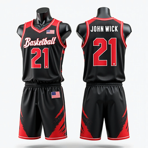 Uniformes de baloncesto de secado rápido para hombres de alta calidad, ropa deportiva sublimada RTS completamente personalizada, Baloncesto de tela transpirable - Product Image 6