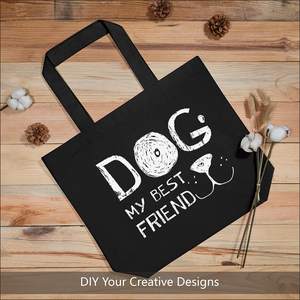 Sac fourre-tout en toile de coton pour bricolage, publicité, cadeau, activité 100% sacs fourre-tout en coton pour femmes OEM fabriqué au Vietnam - Product Image 2