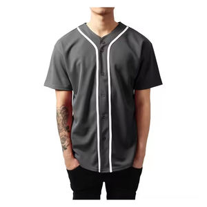 Camiseta de béisbol americana de equipo personalizada para hombre, camiseta transpirable de secado rápido, ropa deportiva, impresión por sublimación, kit completo OEM, proveedor mayorista - Product Image 1
