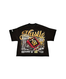 Luxury Men's 300g Unisex round Neck <b>T</b>-<b>Shirts</b> High Quality <b>Cropped</b> Oversized Boxy Custom DTG Printing <b>Loose</b> Fit Men's <b>T</b>-<b>shirts</b> - Product Image 2