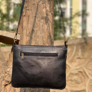 New Western Style Animal Print Fur Leather Cellphone Sling Bag High Quality Fashionable Real Handmade Fur Leather Crossbody Bags - Product Image 5