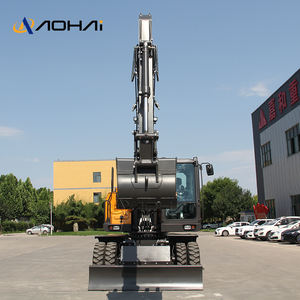 Mini escavator Offre Spéciale 8 tonnes excavateur bois grappin pelle domestique à bois à vendre - Product Image 5