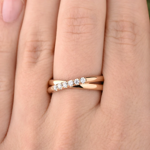 Anillo de Boda Elegante con Diamante Moissanita, Anillos Delicados para Cualquier Ocasión - Product Image 5