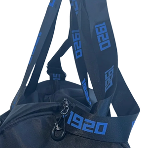 Sac de sport moyen Z Phi Noire, sac de voyage en nylon pour sororité grecque, sac de sport Zeta Phi Beta 1920, bagage cabine TSA - Product Image 6